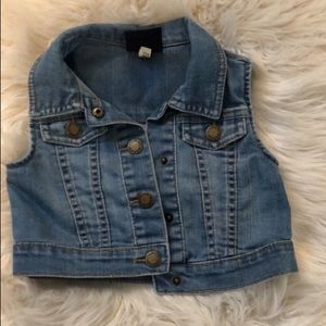 2T denim vest by Oshkosh